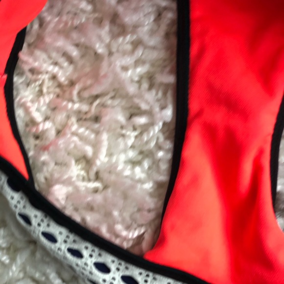 TiniBikini Strapless Navy Color Block Bikini - Picture 5 of 7